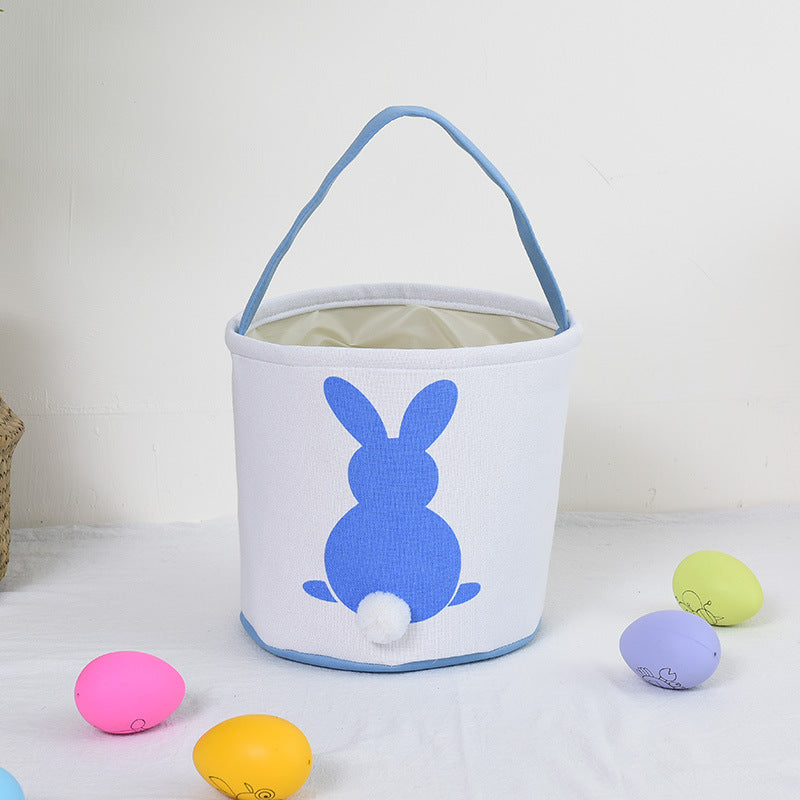 Wholesale 10pcs Easter Basket Plush Rabbit Tail Egg Ornaments